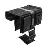 FlyBoys Reversible Pilot Kneeboard  Ambidextrous - for Left/Right-Handed Pilots, Detachable Eyelet Strip, Durable 600D Nylon, Adjustable Elastic Leg Strap - Black view 1