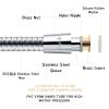 Klabb 96-Inch Extra Long Stainless Steel Shower Hose  Flexible, Anti-Kink Handheld Shower Head Hose with Brass Fittings, Leak-Proof, Corrosion-Resistant, Easy to Install Universal Replacement view 3