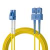 10Gtek Fiber Patch Cable - LC to SC OS2 1G/10G Singlemode Jumper Duplex 9/125 LSZH Fiber Optic Cord, Yellow, 3-Meter(9.8-ft) view 1