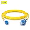 10Gtek Fiber Patch Cable - LC to SC OS2 1G/10G Singlemode Jumper Duplex 9/125 LSZH Fiber Optic Cord, Yellow, 3-Meter(9.8-ft) view 2
