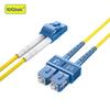 10Gtek Fiber Patch Cable - LC to SC OS2 1G/10G Singlemode Jumper Duplex 9/125 LSZH Fiber Optic Cord, Yellow, 10-Meter(32.8-ft) view 4