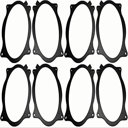 6x9 Rear Deck Speaker Adapter Spacer Rings Fits 2012-2016 Camry & 2014-2016 Corolla - SAK054_69-4 Pair