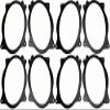 6x9 Rear Deck Speaker Adapter Spacer Rings Fits 2012-2016 Camry & 2014-2016 Corolla - SAK054_69-4 Pair view 1