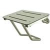 Frost 972, Full Wall Mounted Shower Seat, Stainless/White view 1