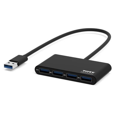 PORT DESIGNS 900121 USB HUB 4 Ports 3.0 - (Components > USB Hubs)