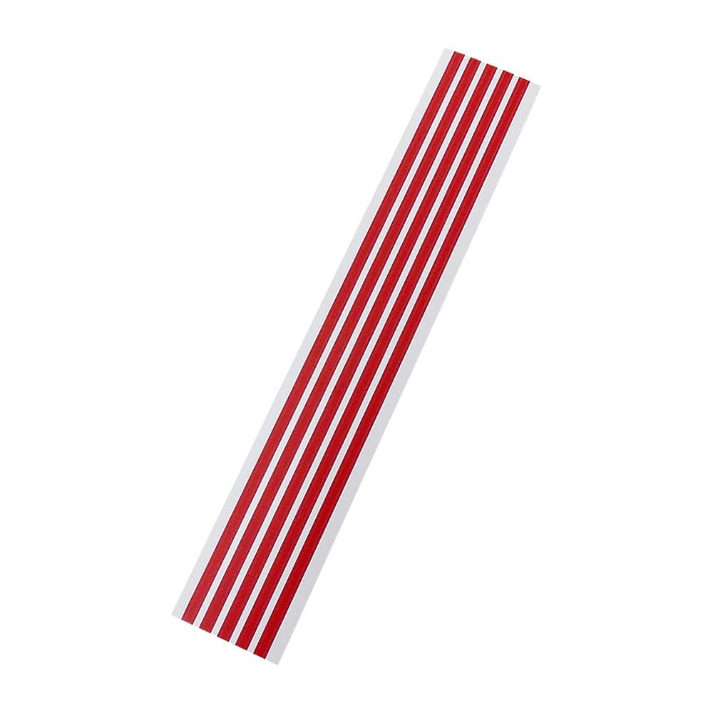Lite G-202 Line Tape for Swing Mirrors (5 Pieces), Red