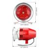 Baomain MS-390 24V DC 3.1A Motor Siren - 125dB Industrial Alarm with Metal Housing for Security Systems & Emergency Alerts view 2