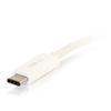 C2G USB Adapter, USB C to VGA, Audio/Video Adapter Converter with Power, White, Cables to Go 29534 view 3