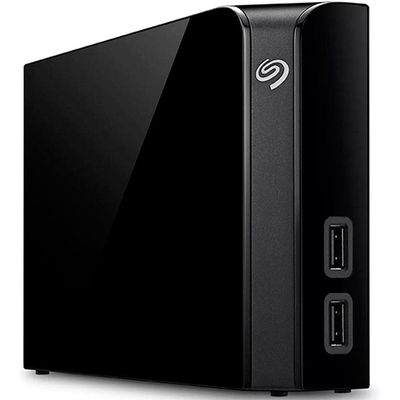 Seagate STEL6000100 Backup Plus Hub 6TB External Hard Drive Desktop HDD USB 3.0, 2 USB Ports, for Computer Desktop Workstation PC Laptop Mac, 2 Months Adobe CC Photography