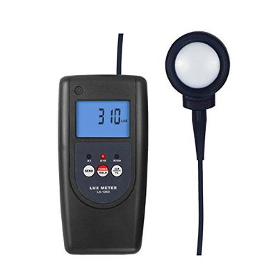 Digital Lux/FC Meter Foot Candle Gauge Illuminance Measuring Instrument Luxmeter 0~200,000 LX-9626V