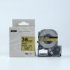 IDIK LC-7KBM Compatible EPSON LabelTape Black on Gold 3/2 x 26 36mm x 8m view 1