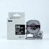 IDIK Compatible EPSON36mm LC-7BWV Label Tape White on Black 36mm 8m 3/2 x 26" view 1