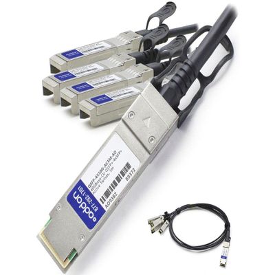 Add On QSFP+/SFP+ Network Cable - QSFP+/SFP+ - 5 GB/s - 1 Pack - 1 x QSFP+ Network - 4 x SFP+ Network