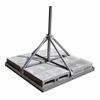 ROHN FRM166 Non-Penetrating Roof Mount with 1.66" x 30" Mast Bundle with ROHN FRMMAT Roof Mat view 3