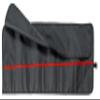 KNIPEX Tools 98 99 13 LE 15 Pocket Roll-up Tool Bag, Empty, 13-1/4" view 1