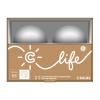 C by GE A19 C-Life Smart LED Light Bulb by GE Lighting, 2-Pack, Works with Alexa view 2