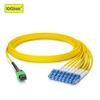 10Gtek MPO to 8xLC Fanout Patch Cable, Singlemode 9/125 SMF, LSZH 8-Core, Female MPO (No PIN) to LC Duplex, for QSFP+ Transceivers, 10m(33ft) view 2