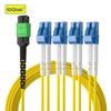 10Gtek MPO to 8xLC Fanout Patch Cable, Singlemode 9/125 SMF, LSZH 8-Core, Female MPO (No PIN) to LC Duplex, for QSFP+ Transceivers, 10m(33ft) view 3