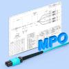 10Gtek MPO to 8xLC Fanout Patch Cable, Singlemode 9/125 SMF, LSZH 8-Core, Female MPO (No PIN) to LC Duplex, for QSFP+ Transceivers, 10m(33ft) view 4