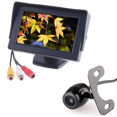 Eaglerich 4.3 Inch TFT LCD Monitors Display+Waterproof Car Rear View Camera +Video Transmitter and Receiver Kit