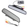 Eaglerich 4 LED Reverse Parking Camera Night Vision+ 4.3 Inch LCD Rearview Mirror Monitor Kit for Car Rear Reversing Backup view 2