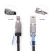 10Gtek SFF-8644 to SFF-8088 SAS Cable, 6Gbps External Mini SAS HD to SAS 2.0 (26-Pin) for RAID/Server/Data Center, 100-Ohm, 1m/3.3ft view 4