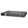 Planet IP30 19 Rack Mountable Ind L2+/L4 Managed Ethernet Switch, IGSW-24040T (L2+/L4 Managed Ethernet Switch 24*1000T with 4 shared 100/1000X SFP (-40 - 75 C, AC + 2 DC, DIDO, ERPS Ring,) view 1