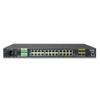 Planet IP30 19 Rack Mountable Ind L2+/L4 Managed Ethernet Switch, IGSW-24040T (L2+/L4 Managed Ethernet Switch 24*1000T with 4 shared 100/1000X SFP (-40 - 75 C, AC + 2 DC, DIDO, ERPS Ring,) view 2