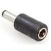 Jameco Valuepro DCJ2.5 to DCP2.1 2.5 mm Male to 2.1 mm Female DC Power Plug Adapter view 1
