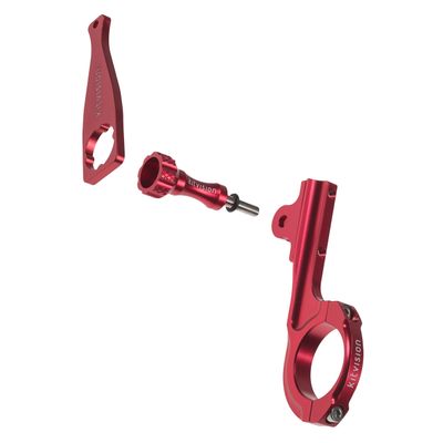 Kitvision Pro Aluminium Extended Bar Mount for Action Camera Including Kitvision Edge HD10/Splash/Escape 5/Escape 5W and GoPro Hero (3, 3+ or 4) - Red