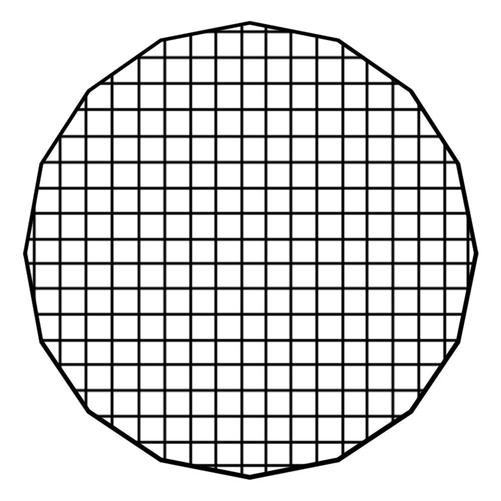 24in (60cm) Eggcrate Grid for Pro Studio Solutions EZ-Pro Beauty Dish and Softbox Combo - 50 Degree Grid (2x2x1.5 Openings)