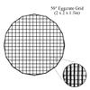24in (60cm) Eggcrate Grid for Pro Studio Solutions EZ-Pro Beauty Dish and Softbox Combo - 50 Degree Grid (2x2x1.5 Openings) view 2