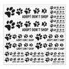 Adopt Don't Shop - 12" x 12" Vinyl Sticker Decal Sheet For Car/Truck/Laptop view 1