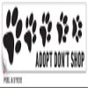 Adopt Don't Shop - 12" x 12" Vinyl Sticker Decal Sheet For Car/Truck/Laptop view 2