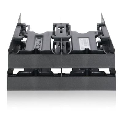 ICY Dock Flex Fit Quattro MB344SP Mounting Frame for 4 x 2.5 Inches (6.4 cm) SSD/HDD in 1 x 5.25 Inches (13.3 cm)