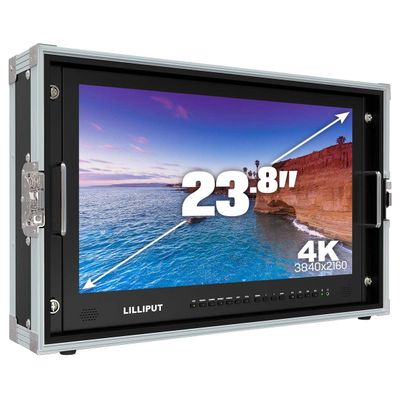 Lilliput BM230-4K 23" Carry-on 4K LED Monitor with V-Mount, 3840x2160
