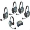 Eartec HUB514-5 Person System with 1 Single, 4 Double Wireless Communication Headsets and 1 HUB Mini Base Transceiver view 1