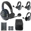 Eartec UL431 Ultralite-HD 4-Person Full Duplex Wireless Intercom Headset Communication System, Single and Dual Ear Headsets, Up to 1000ft Range, U.S. Company view 1
