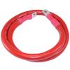 Advance MCS Electronics 2/0 Gauge Tinned Oxygen Free Copper Cable with 3/8" and 5/16" Lug (05 ft, Red) view 1