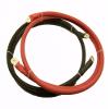 Advance MCS Electronics 2/0 Gauge Tinned Oxygen Free Copper Cable with 3/8" and 5/16" Lug (03 ft, Red) view 1