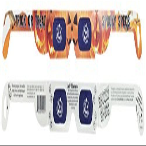 Spooky Specs - Jack-O-Lantern - Paper Holospex - Holographic Lens 3D Glasses, Model: , Electronic Store