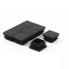uxcell 8pcs Plastic Table Chair Legs Square Tube Inserts End Blanking Caps view 1