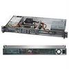 Supermicro SuperServer SYS-5018A-FTN4 Intel Atom C2758 200W 1U Rackmount Server Barebone System - Black view 1