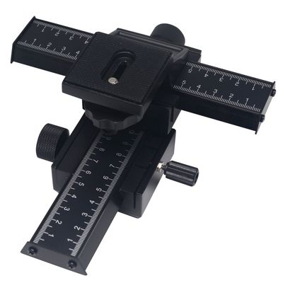 Mcoplus 4 Way Macro Focusing Focus Rail Slider Close-up Shooting for Canon NikonPentaxOlympusPanasonicSonySamsung DSLR Camera and DC with Standard 1/4" Screw Hole, DSLR Camera Shooting Video Film