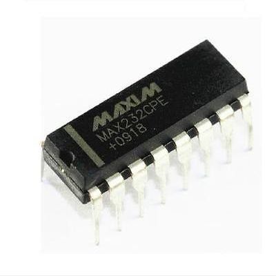 10pcs IC MAX232CPE MAX232 2DVR/2RCVR RS232 5V 16-DIP NEW