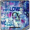 Graffiti Love All You Need is Love Vinyl Decal Sticker Skin by Debbie's Designs for Nook Color & Nook Tablet by Barnes and Noble view 1
