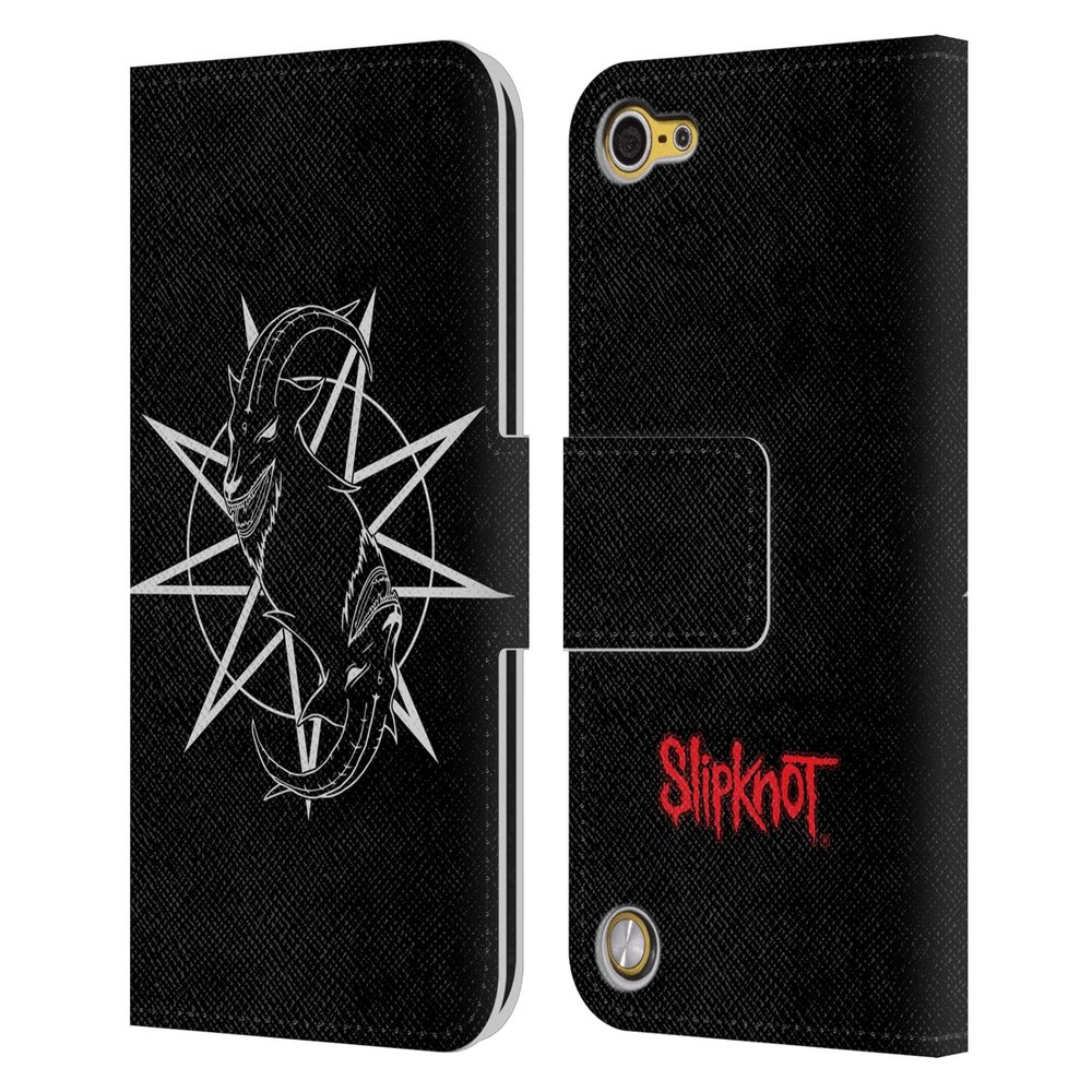 Head Case Designs Officially Licensed Slipknot Goat Logo Key Art Leather Wallet Case Compatible with Apple iPod Touch 5G 5th Gen