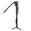 Leoking Miliboo MTT705B 4 Sections Carbon Fiber Camera Monopod with Fluid Head MYT801 Max Height 185cm Max Load 10kg view 1
