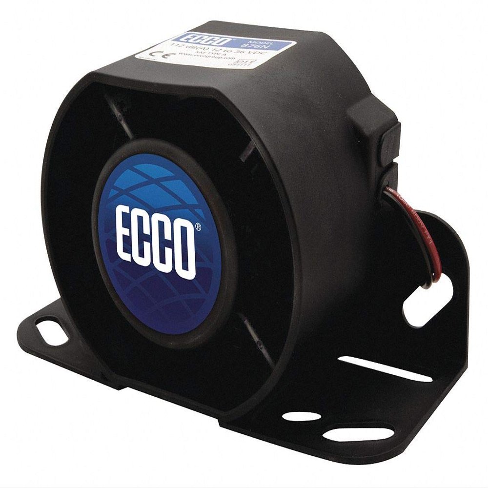 ECCO 872N 800 Series Back Up Alarm 2 Bolt Mount, 97 Or 112 Db, 12 36 Volt