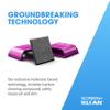 CarbonKlean ScreenKlean Tablet Screen Cleaner - Compatible with iPad, Android & Amazon Tablet - with Carbon Microfiber Tech - Injected Purple - 1 Count view 3